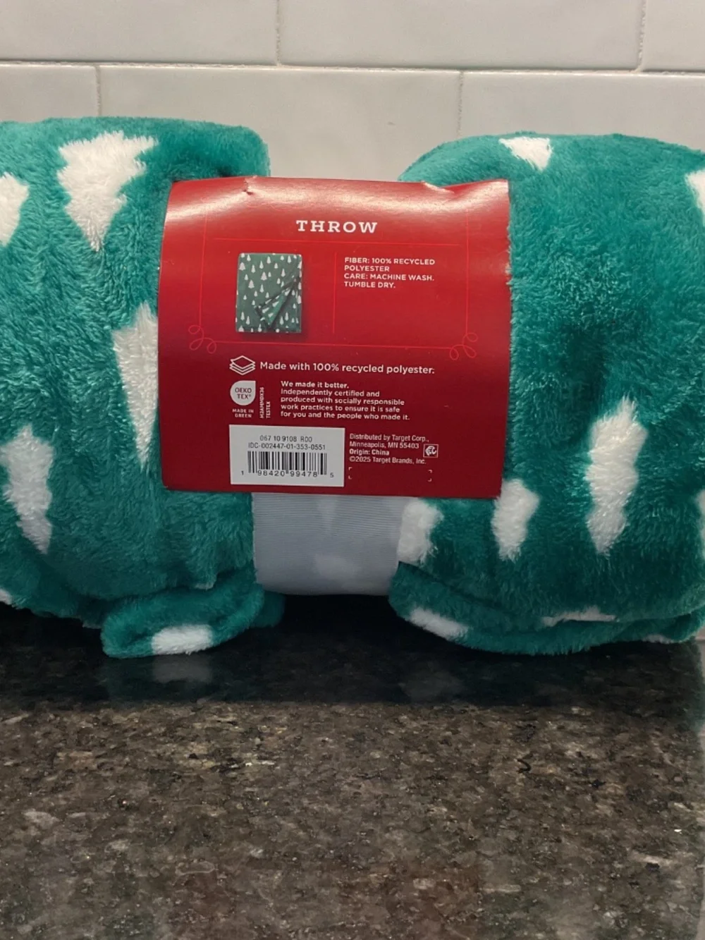 Christmas Tree Throw Blanket